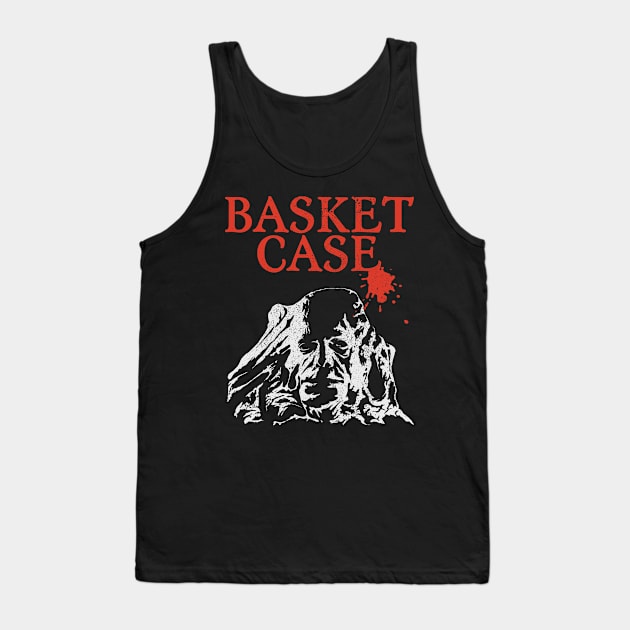 Basket Case Retro 80s Cult Classic Horror Design Tank Top by darklordpug